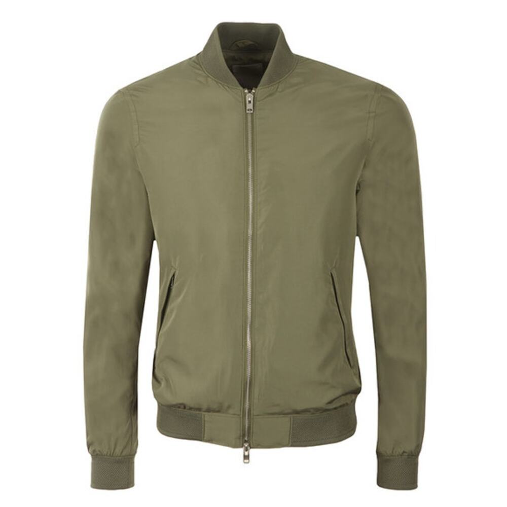 J.Lindeberg Thom 72 Gravity Poly Bomber Jacket Military Green Mens Medium